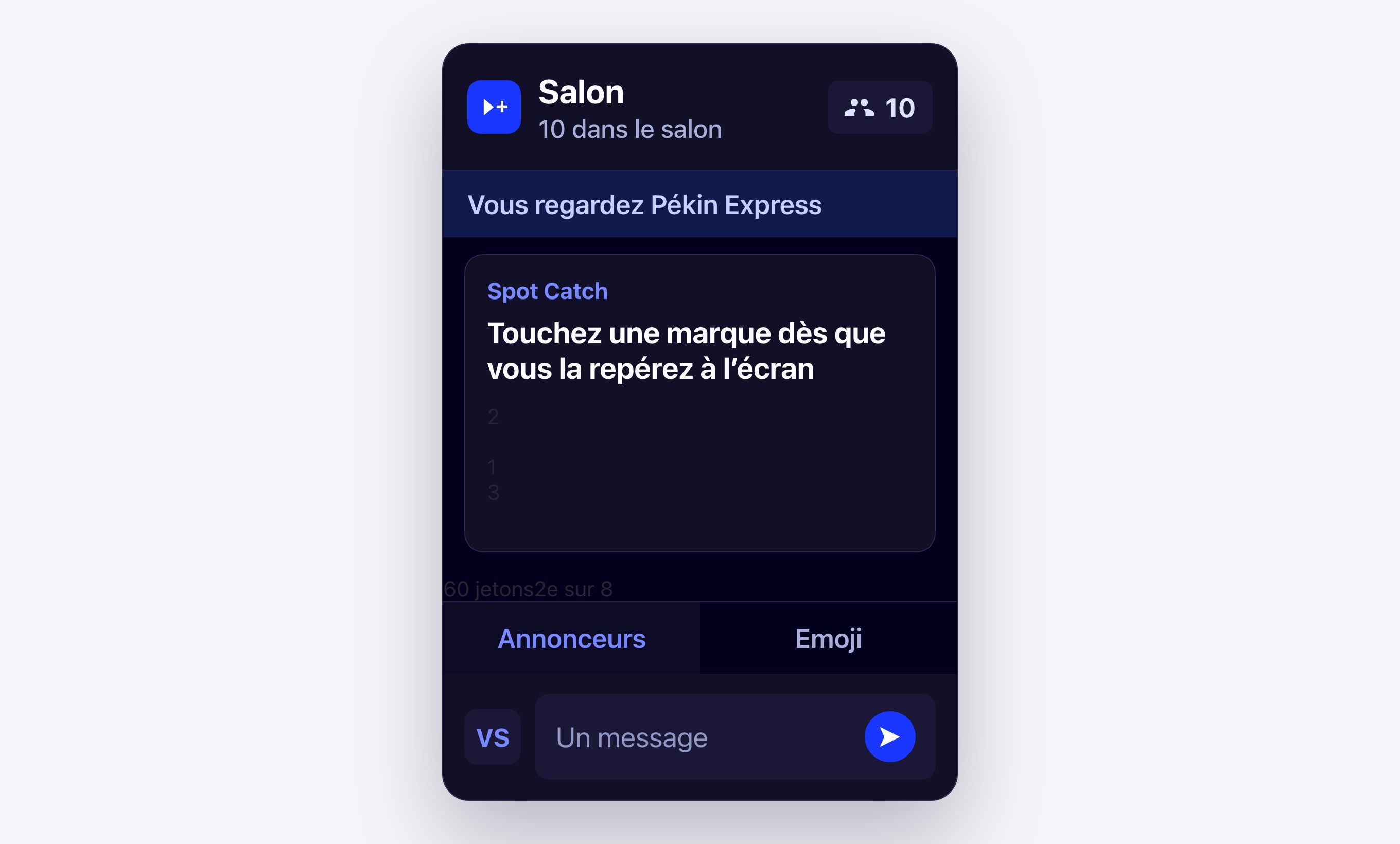Les marques proposées pendant les coupures de Pékin Express